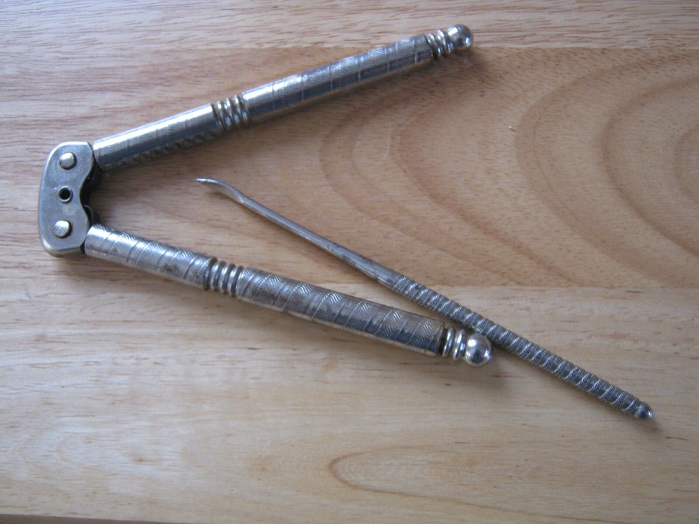 Vintage Seafood or Nut Cracker Tool with Pick
