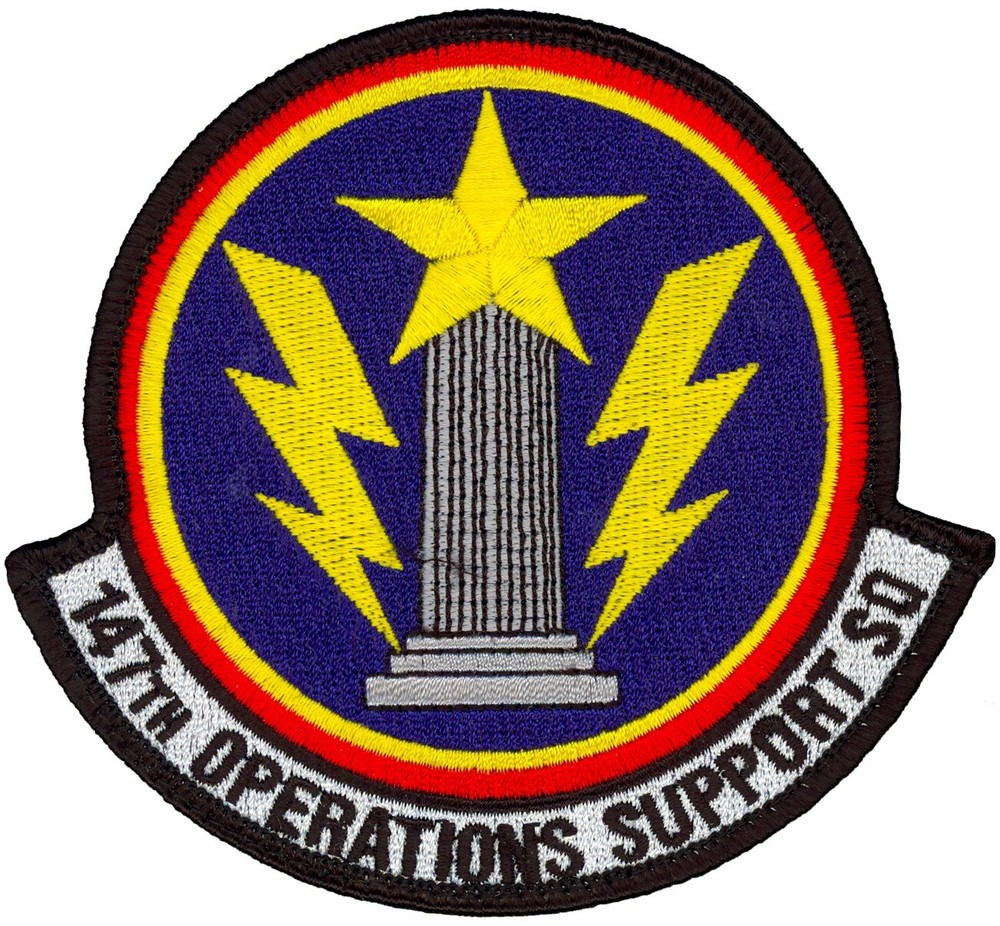 USAF  147th OPERATIONS SUPPORT SQUADRON PATCH