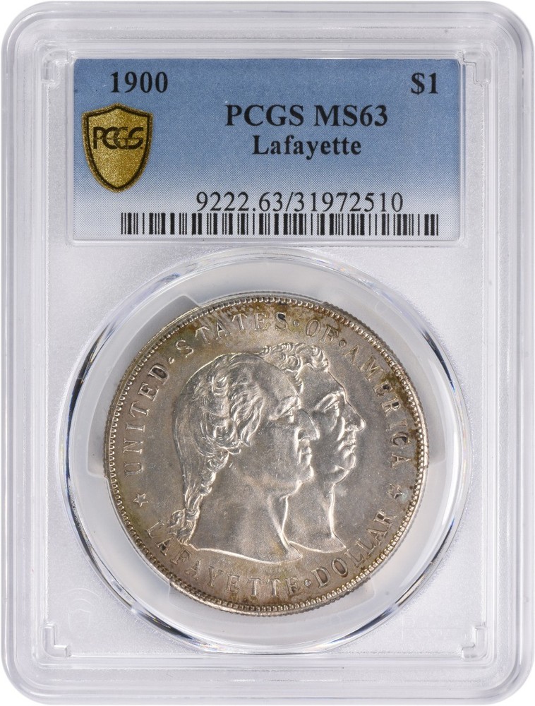 1900 Lafayette Commemorative Silver Dollar MS63 PCGS