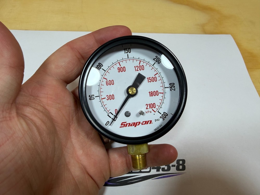 Snap-on Tools NEW 300PSI Replacement Compression Gauge 9622-01
