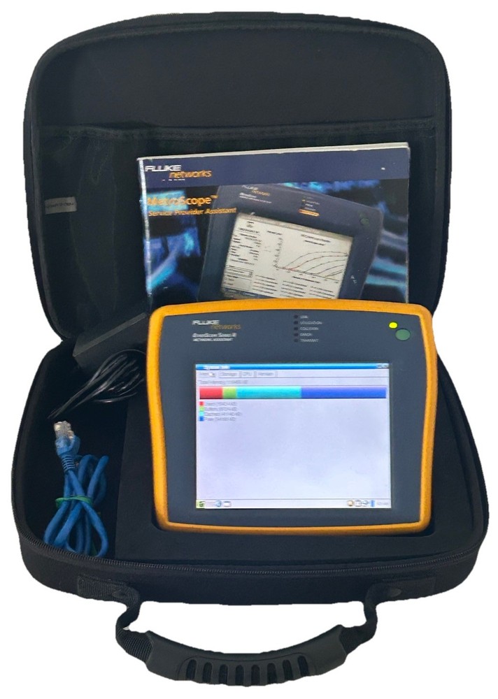 Fluke Networks EtherScope Series II Network Assistant-Case,Battery & Accessories