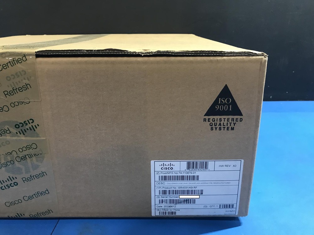 Cisco ISR4331/K9 Integrated Service Router - Certified Refresh