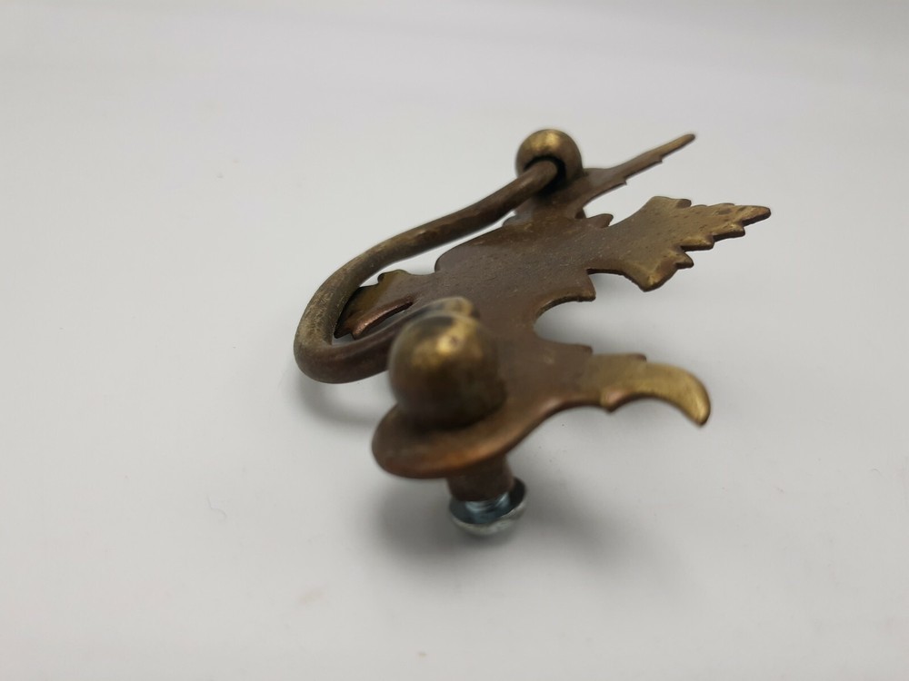Vintage Ornamental Antique Brass Drawer Pulls