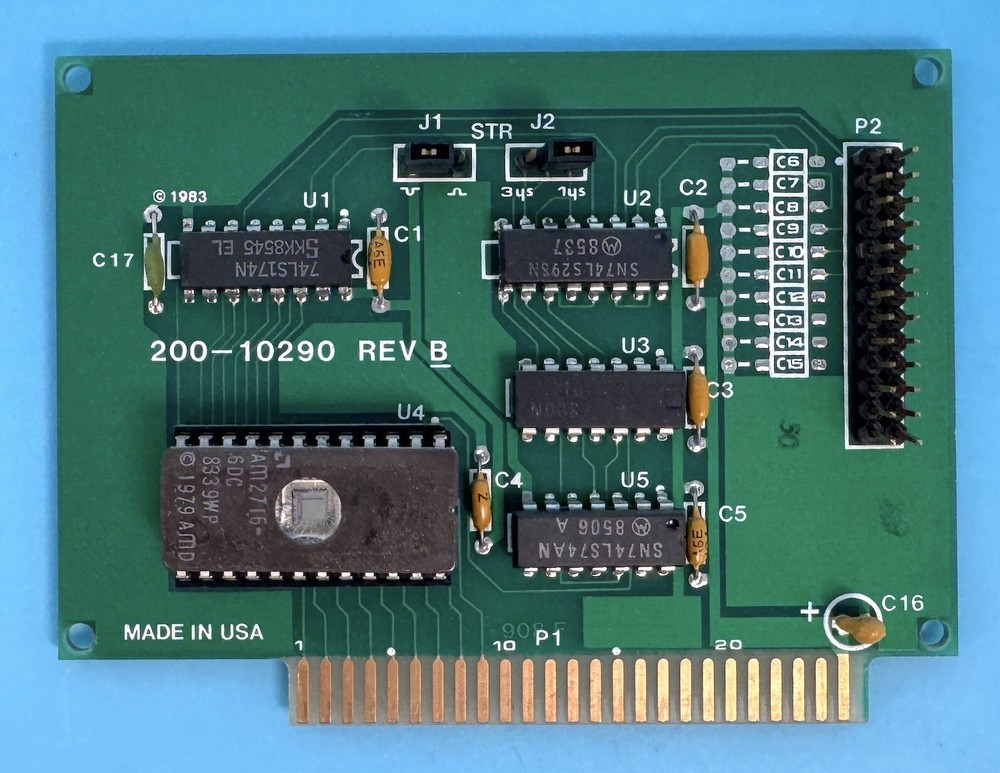 Microtek Slotware 200-10290 Rev B Parallel Printer Card for Apple II - UNTESTED