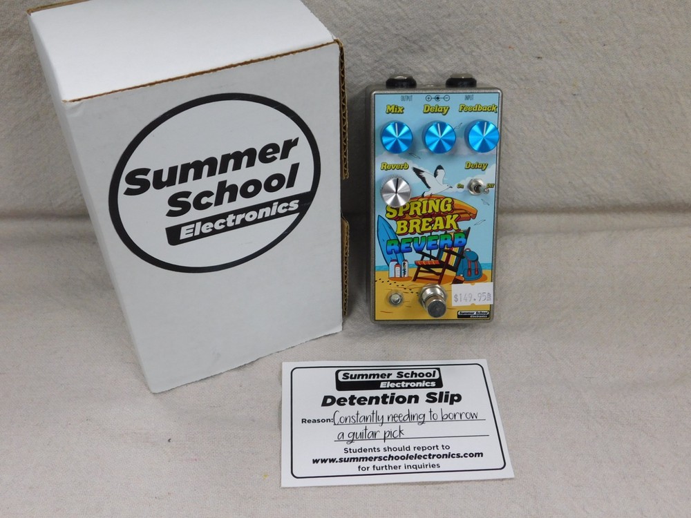 Summer School Electronics Spring Break Reverb *Ships in Original BOX!
