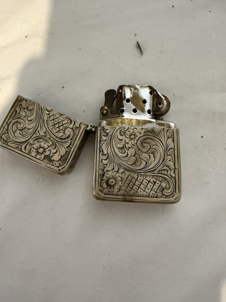 Engraved Sterling Silver Match Case