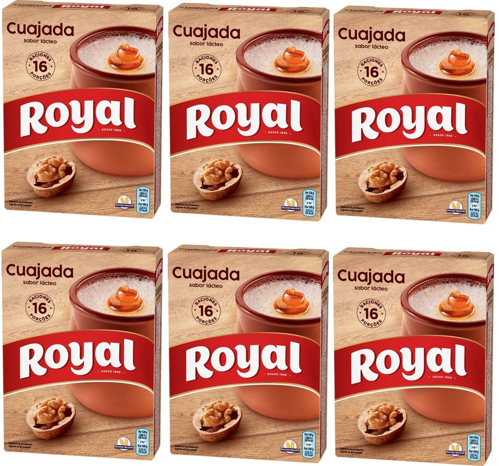 6X Cuajada Royal 16 servings case 48 g