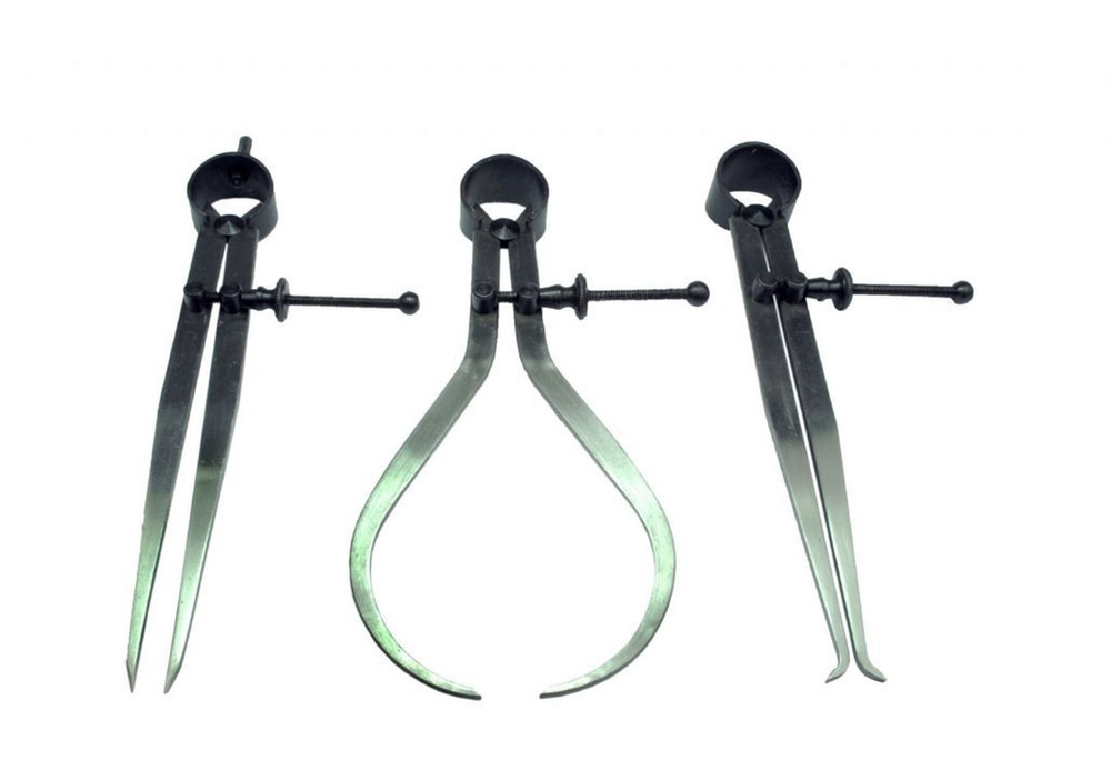 New Spring Caliper 8" / 200Mm - 3 Piece Set inside outside Divider