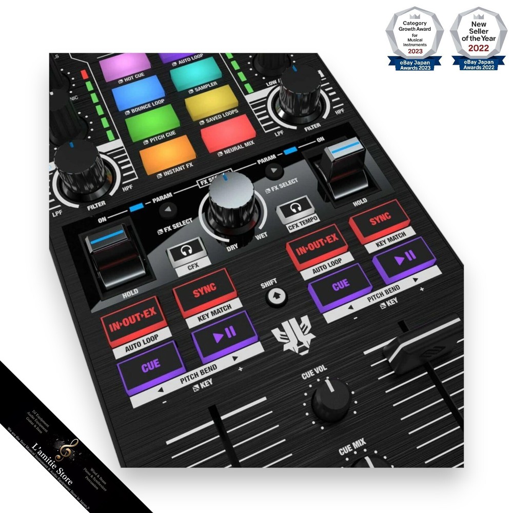 RELOOP MixTour Pro Algoriddim B STOCK DJ Controller Audio Interfaces Japan New