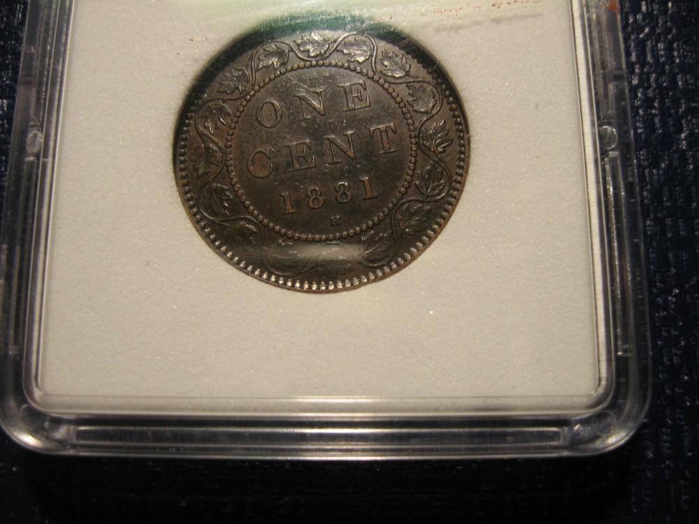 1881 Newfoundland coin set