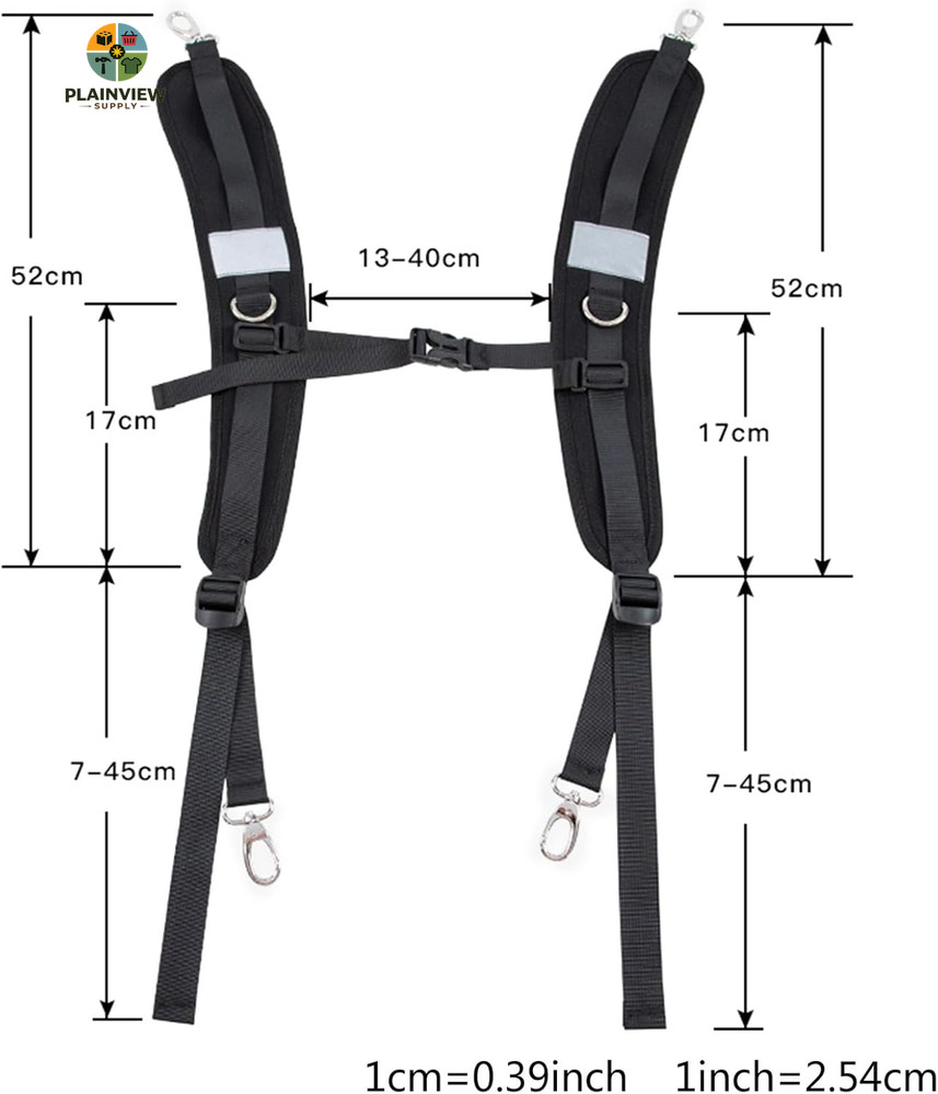 Backpack Shoulder Straps Replacement Adjustable Padded Shoulder Straps for Backp