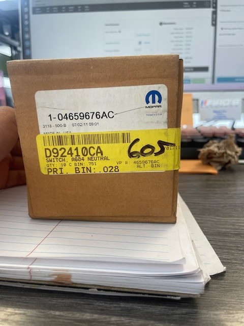 Mopar Transmission rang sensor/switch 1-04659676AC