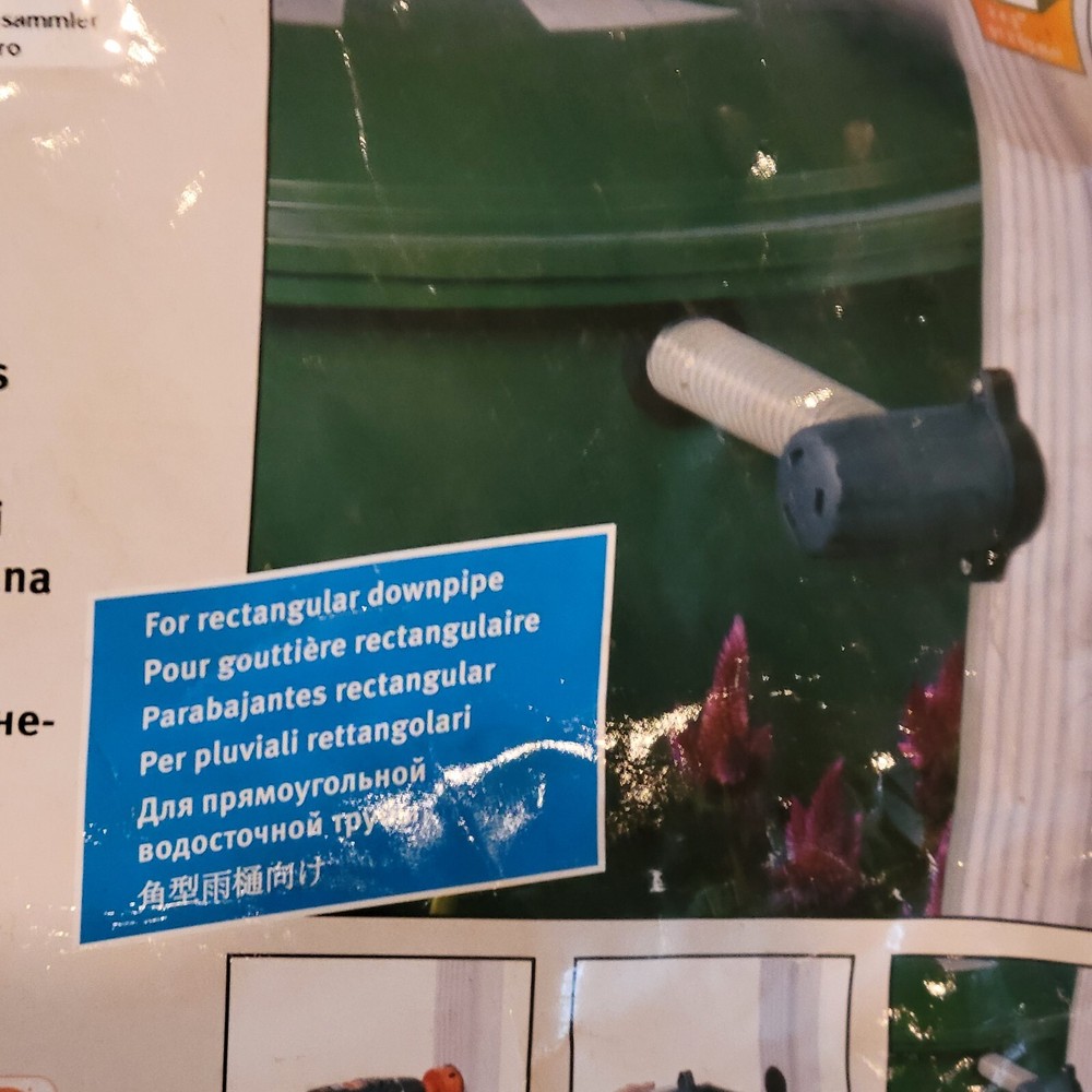 Rapido Quattro Rain Collector For Rectangular Downpipe