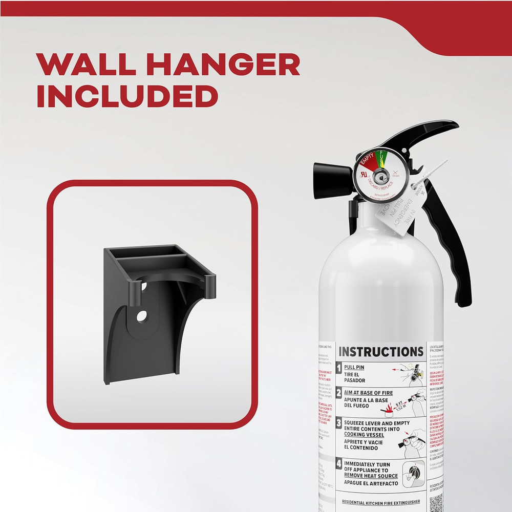 Fire Extinguisher for Kitchen, Residential, Single-Use, 711A
