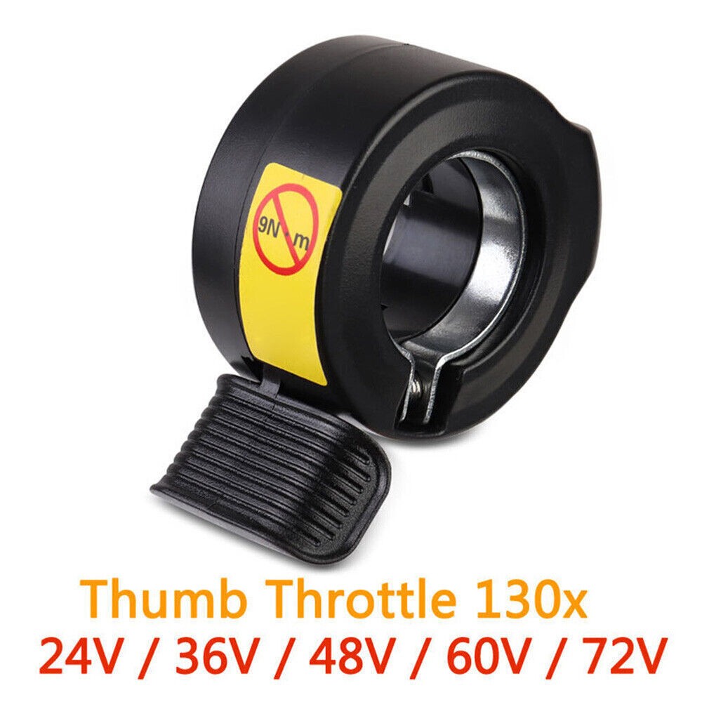 Thumb Throttle Accelerator 3PIN Finger Speed Control Assembly for Ebike Black