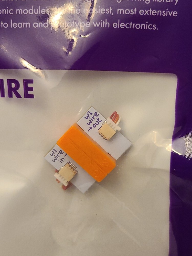 New And Sealed LITTLEBITS ELECTRONICS w1 wire