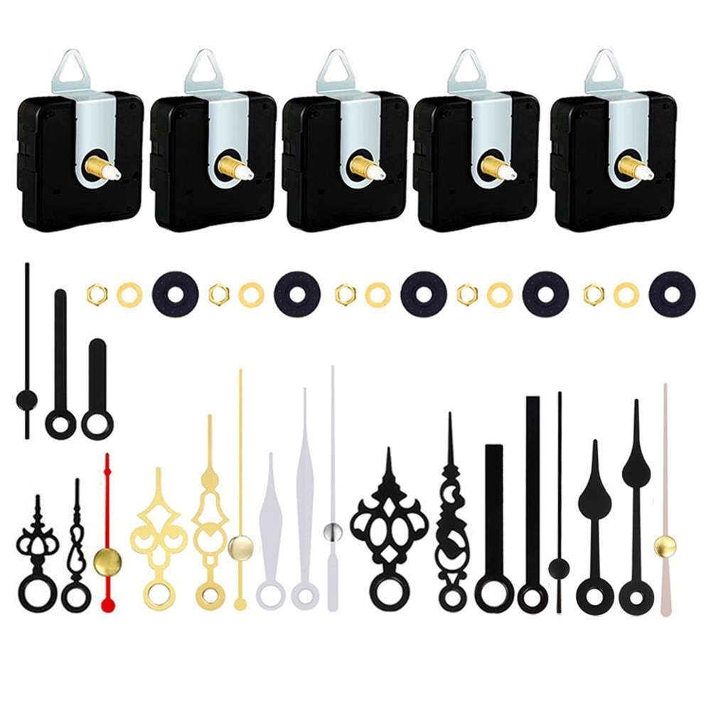 Battery Powered Clock Movement Kit Silent Quartz Mechanism Replacement