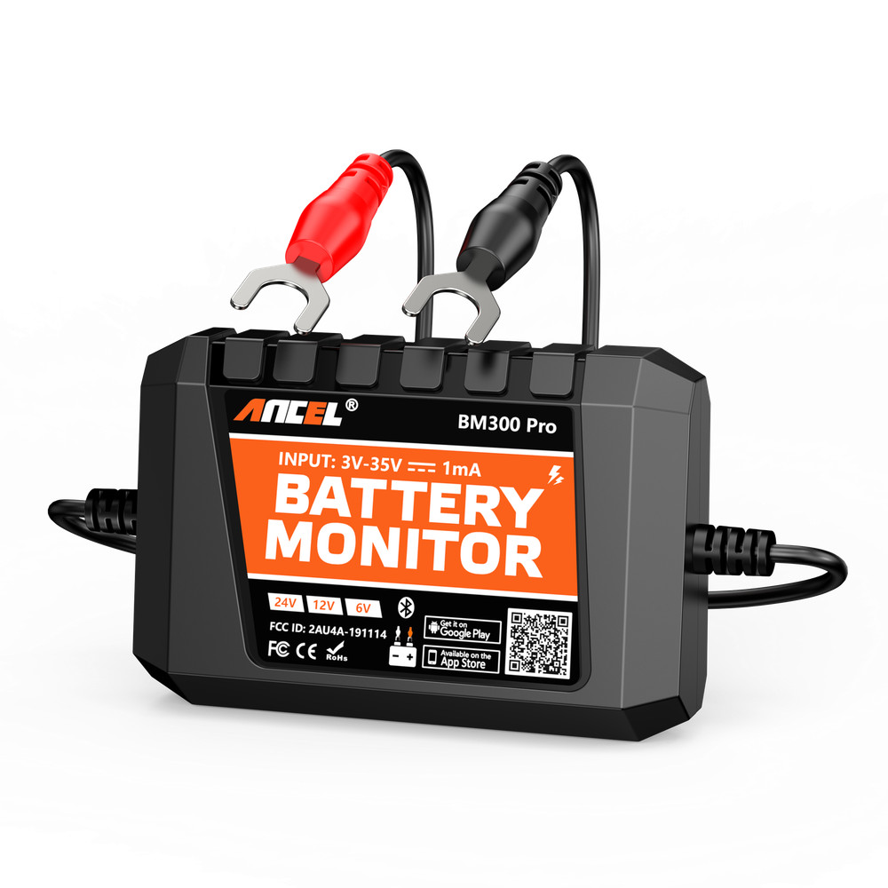 ANCEL BM300 Pro Bluetooth Battery Tester Car Charing System For Android IOS APP