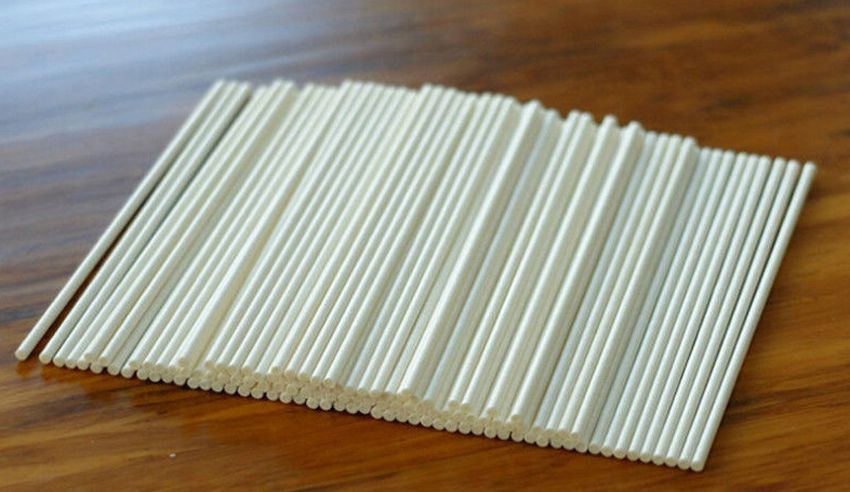 100Pcs Solid plastic Sucker Sticks For Lollipop Cake Candy Cookies Baking