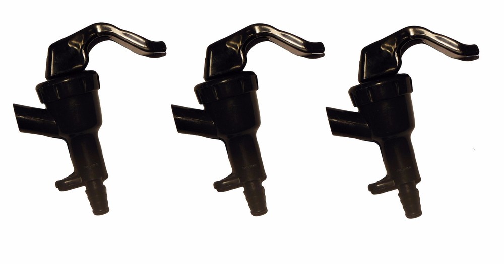 3 PACK - Cobra Picnic Party Tap Squeeze Faucet Draft Beer Barb Keg Pump Corny