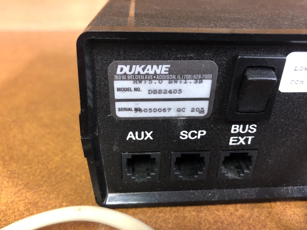 Dukane Smart System DSS2405 Universal Infrared Training Module