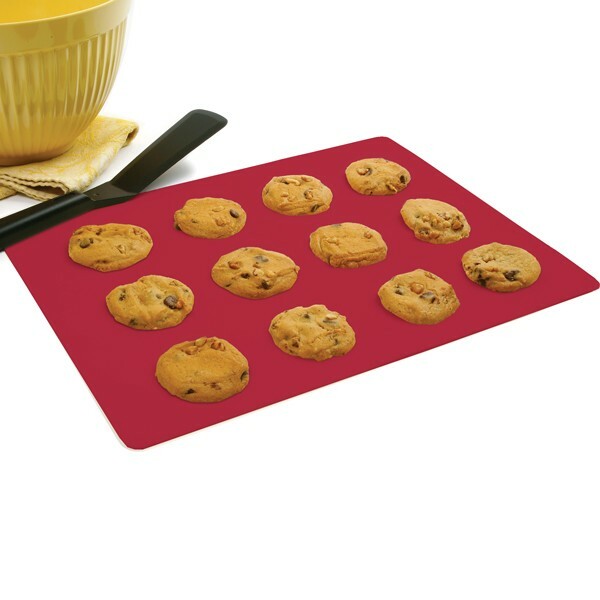 Norpro #3402 Red Silicone Baking Mat, 12" x 16"