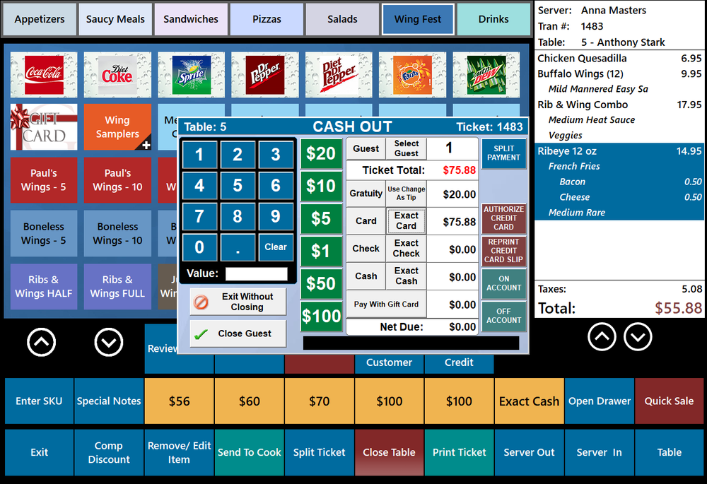 POS Business + Accounting Software W Restaurant Professional