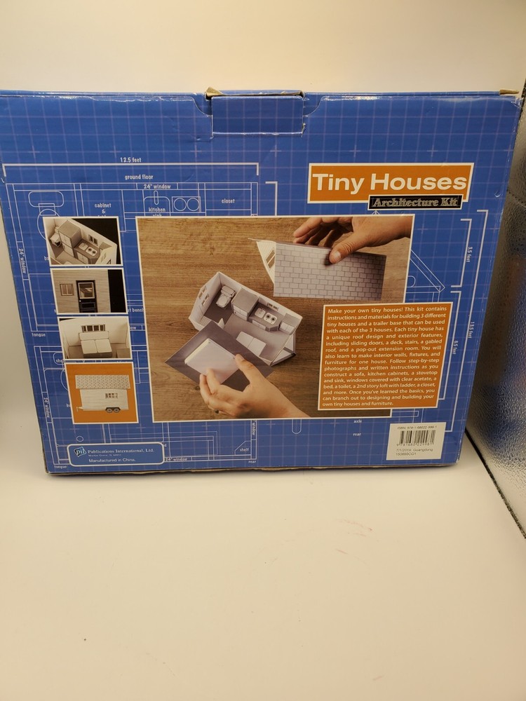 New! Tiny Houses Floor Plan Architecture Kit by Publications International, Ltd.