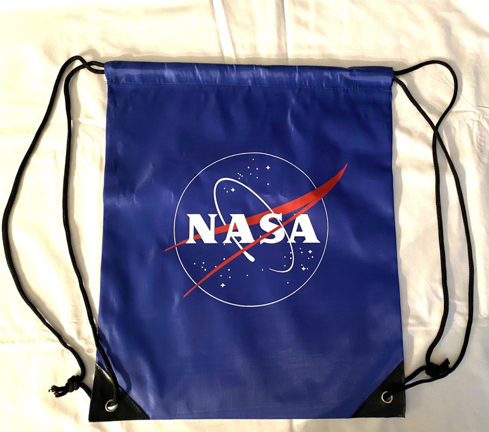 Genuine NASA Draw string bag brought from Kennedy Space Centre USA