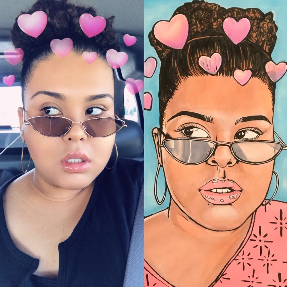 HandDrawn Not Digital Pop'd Art! See Yourself In Full Color Comic Personalized!