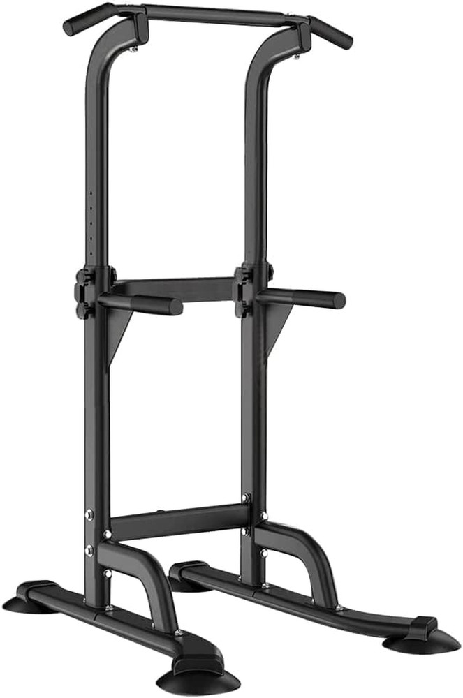 Sogeshome Power Tower Pull up Bar and Dip Station, Height Adjustable Dip Stand E