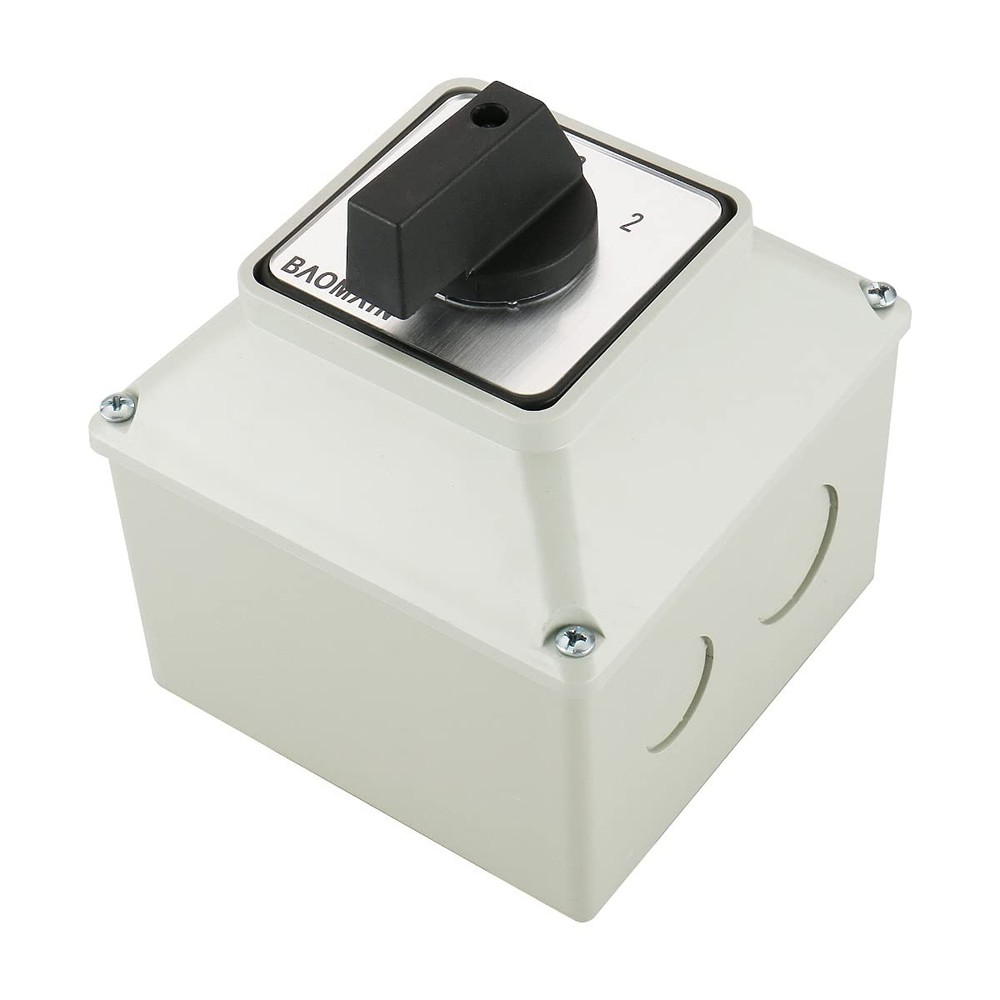 Universal Rotary Changeover Switch - with Master Switch Exterior Box 660V 40A...