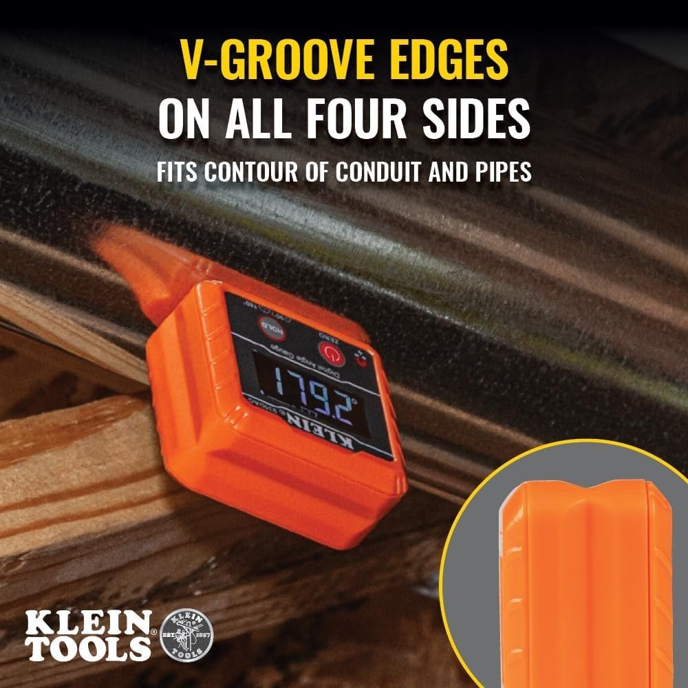 Precision Digital Level and Angle Gauge with High-Visibility Display & Magnets