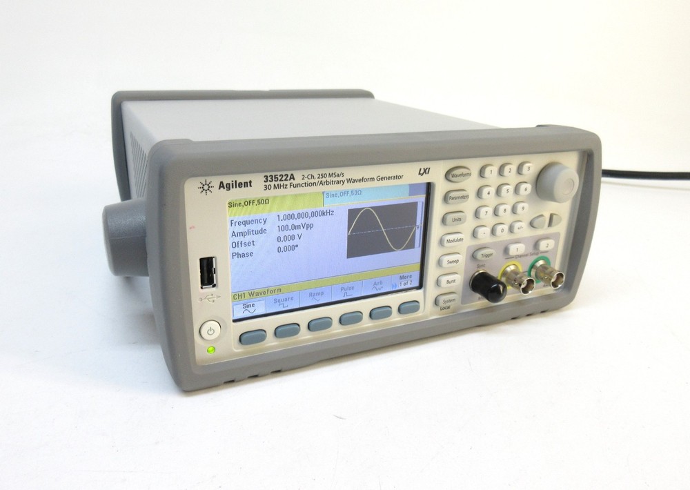 Agilent 33522A Function Generator /Arbitrary Waveform Generator, 30MHz, 2 CH