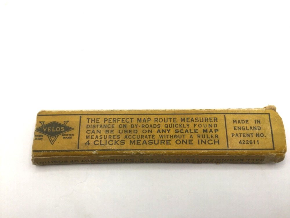 Velos Clicker 1460 Map Measurer-Bakelite Handle-1930s/40s.