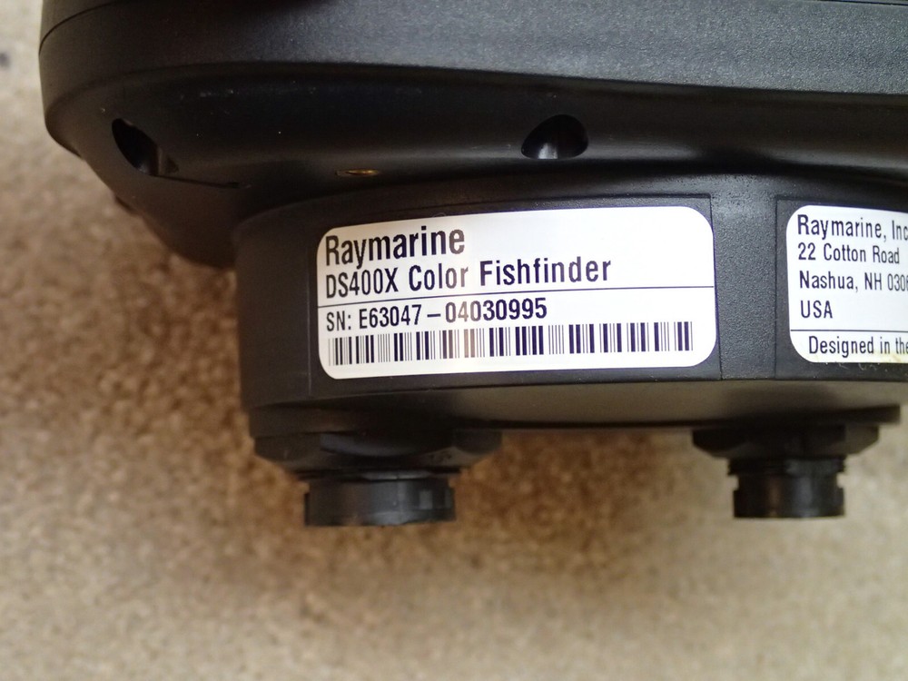 Raymarine DS400X Fishfinder Head Only Incomplete Untested
