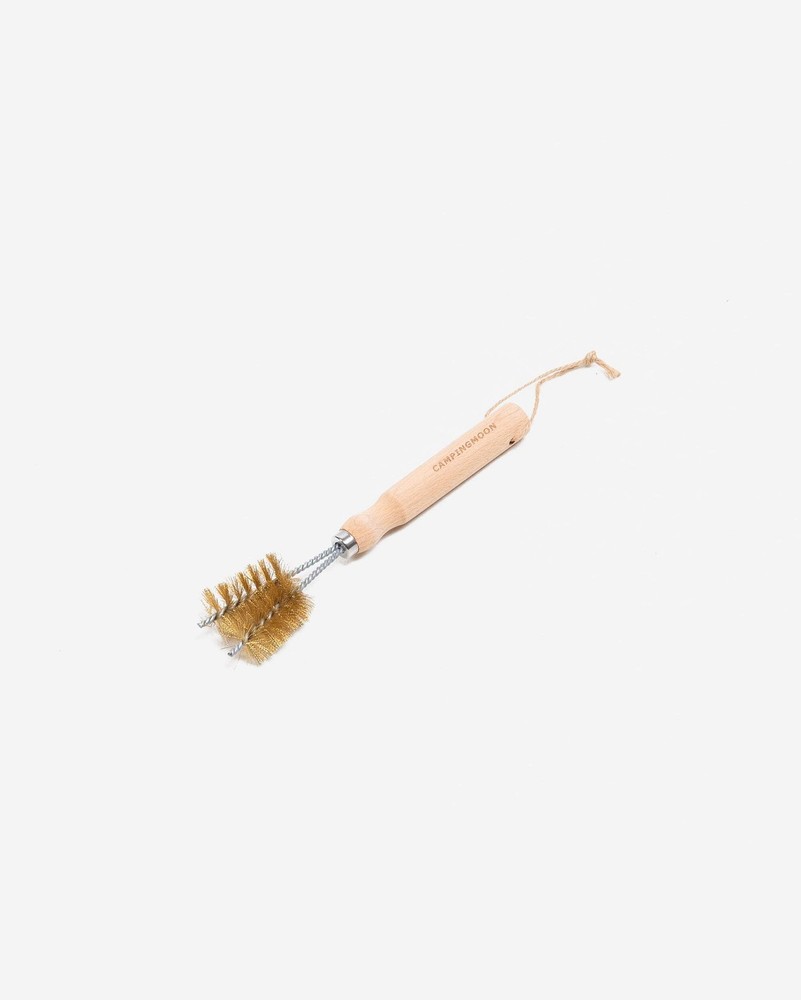 Camping Moon Dual-Head Copper BBQ Brush for Camping