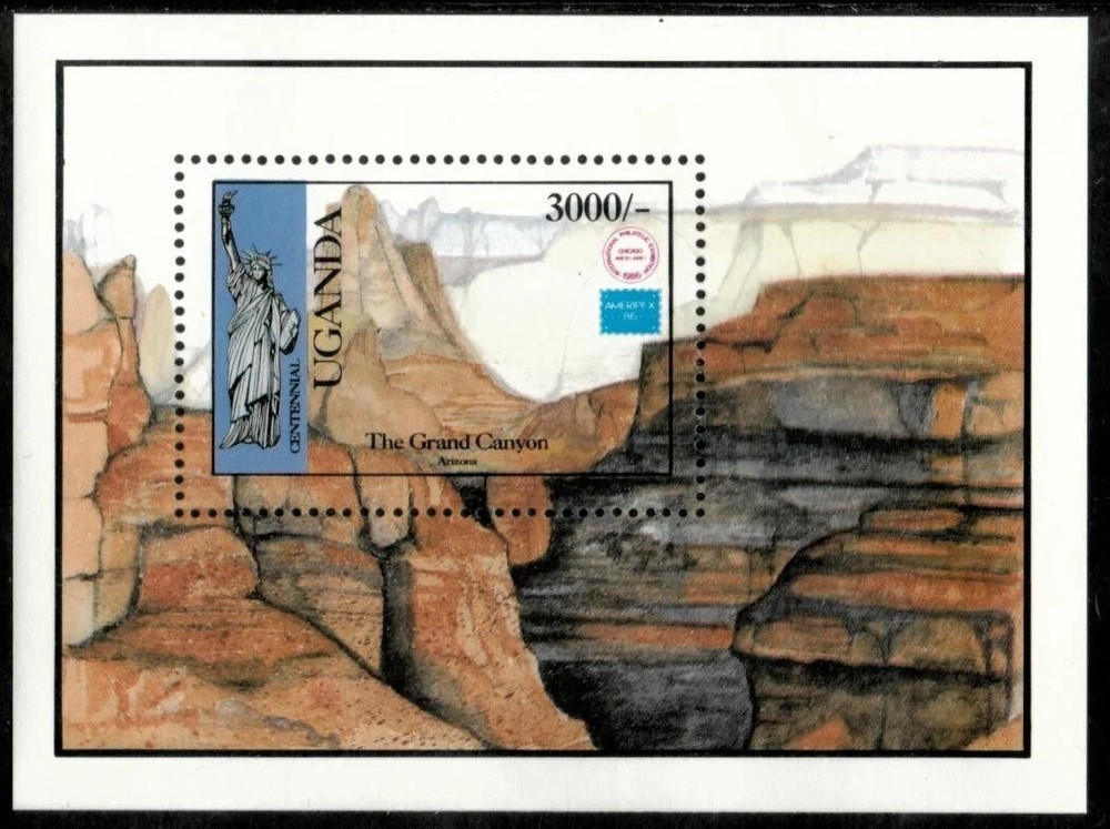Uganda 1986, Grand Canyon MNH