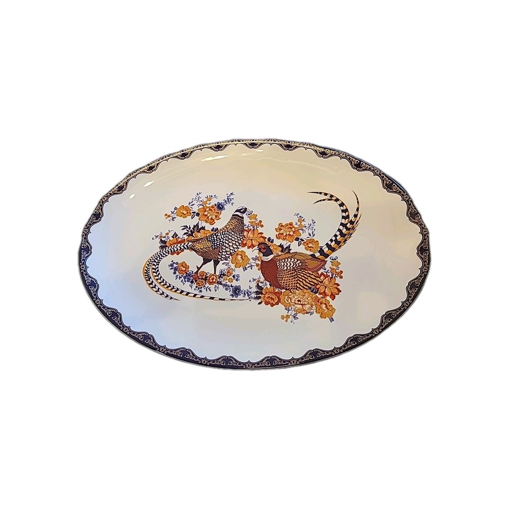 Williams Sonoma Pheasant 18×13 Oval Serving Platter