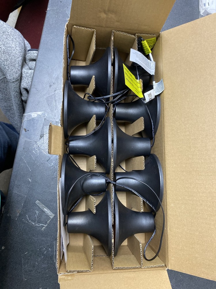 Hampton Bay 10-Light 12 ft. Black Outdoor LED Lantern String-Light