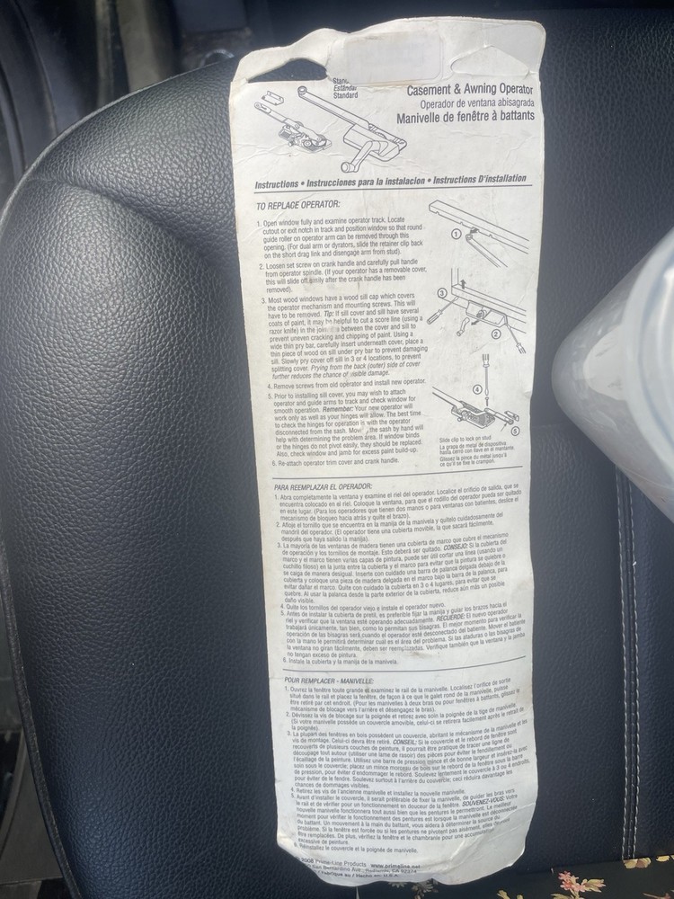 TRUTH HARDWARE LEFT & RIGHT HAND CASEMENT AND AWNING OPERATOR