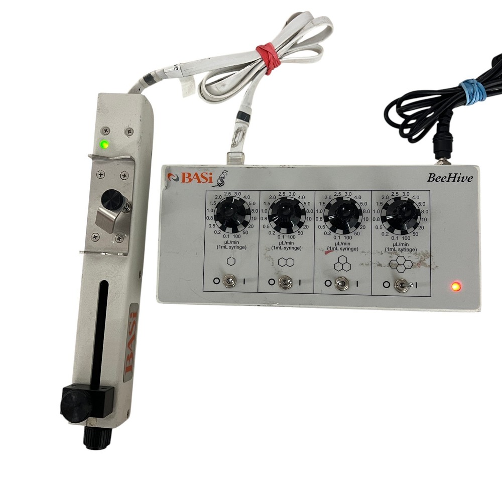 Bioanalytical Systems BASi MD-1001 Baby Bee Syringe Pump with BeeHive Controller