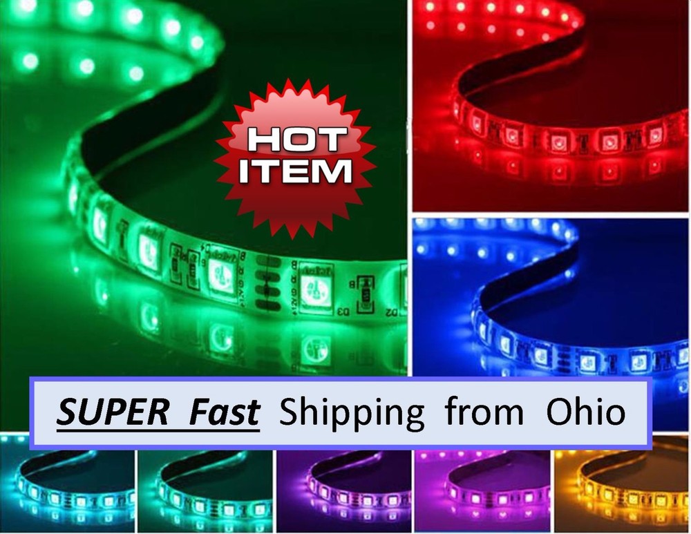8ft DJ LED light kit - sound activated