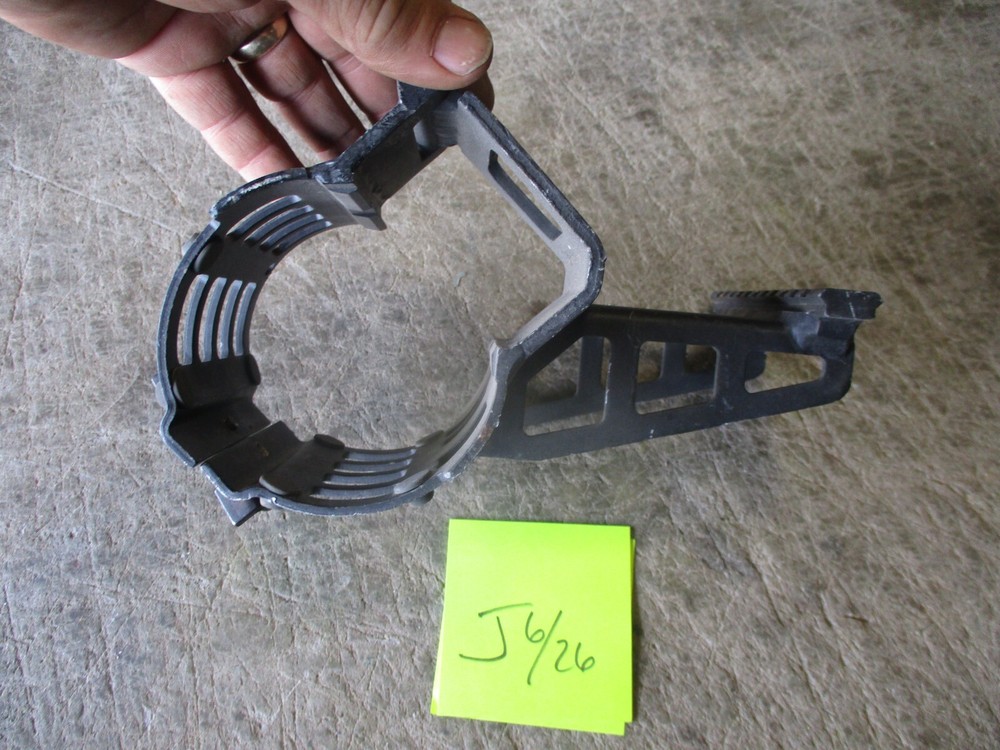 Used Optics Rail, Clamp On, for AT-4 Anti-Material Projector, Missing Parts