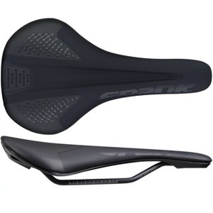 Spank SPIKE 160 Saddle - Black 265mm Width Chromoly Rails Synthetic