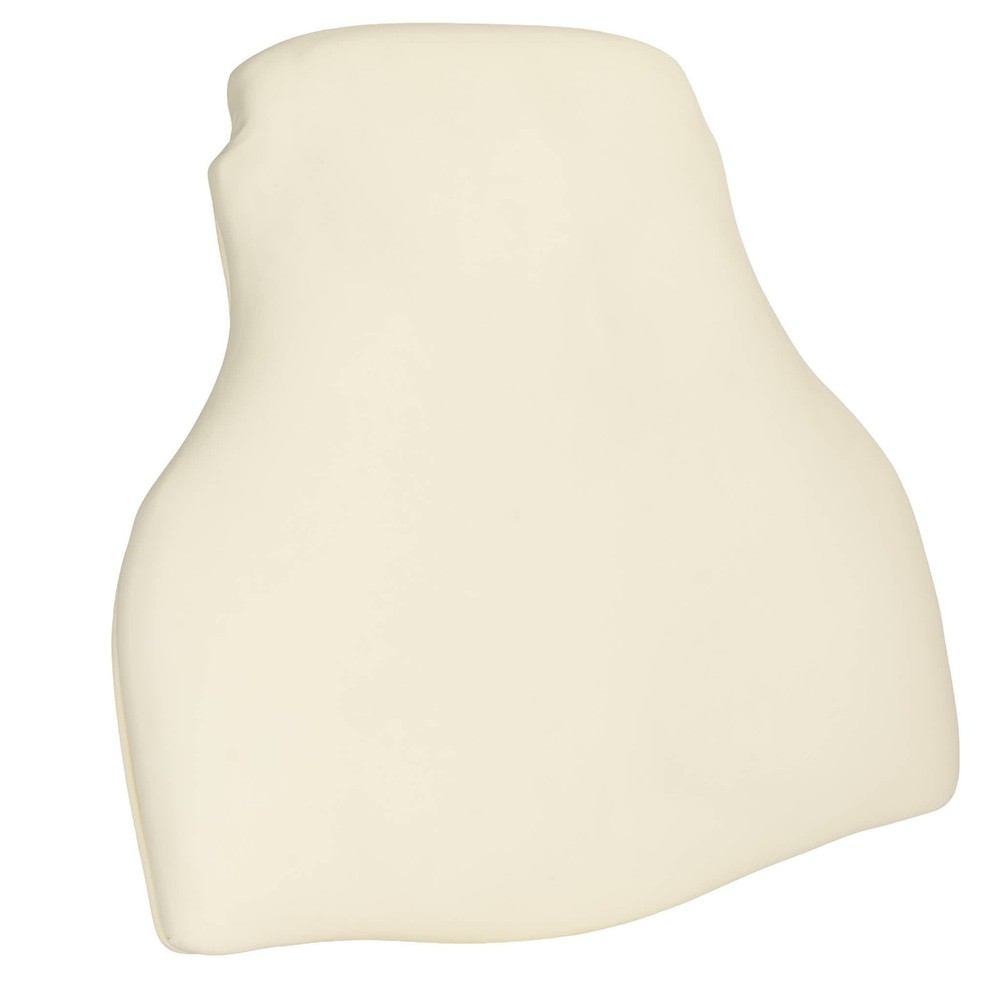 Ivory 2.0" Thick Vinyl Panel Back Replacement Cushion for Louis Pop and Royal