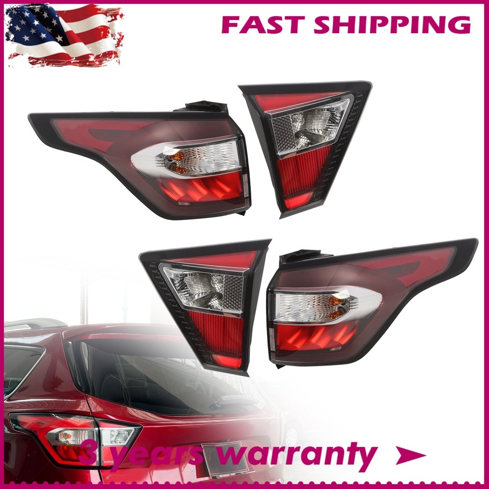 Left Or Right Outer/Inner Tail Light Lamp Brake For Ford Escape 2017-2018 2019