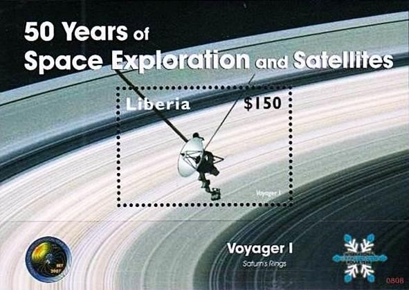 LIBERIA 2008 SPACE PROBE S/S MNH ** unMOUNTED ASTRONOMY