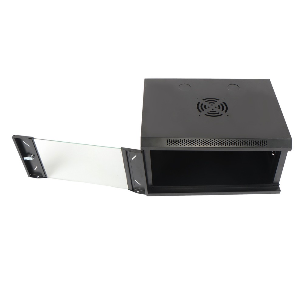 Wall Mount 6U Network Server Rack Cabinet Enclosure 15.5'' Deep Door Lock
