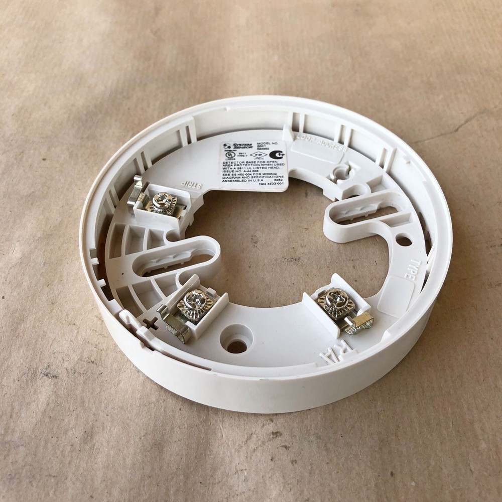 SYSTEM SENSOR B501 DETECTOR BASE 417487